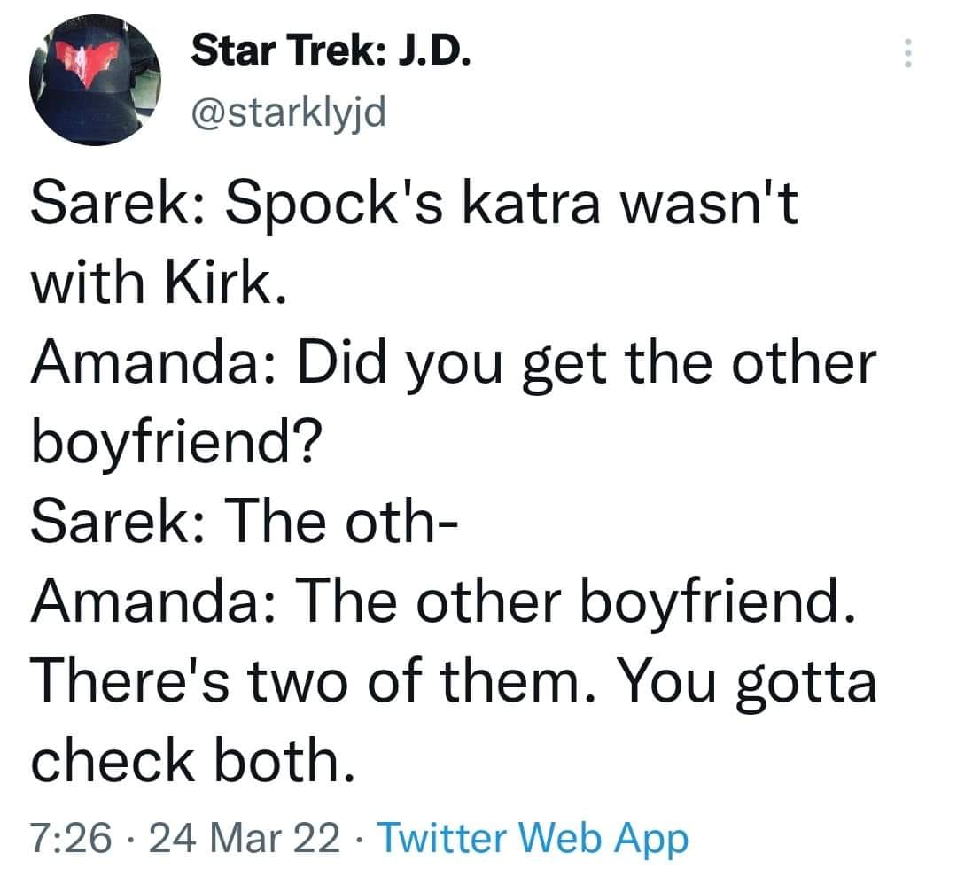 The meme is a quote from the TV show Star Trek: The Next Generation, where a character named Data is explaining a joke about the movie "Star Trek II: The Wrath of Khan" to his crewmates. The quote reads: "In 2-3 sentences, describe this meme for someone who cannot see it. The meme is a quote from Star Trek: The Next Generation, featuring a character named Data explaining a joke about the movie 'Star Trek II: The Wrath of Khan' to his crewmates. The quote is: 'In 2-3 sentences, describe this meme for someone who cannot see it.'"